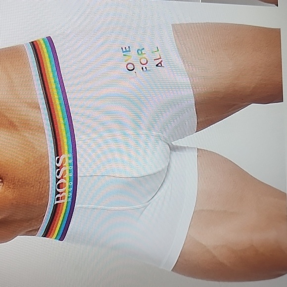 Hugo Boss | Underwear & Socks | Hugo Boss Pride Trunk White Rainbow ...
